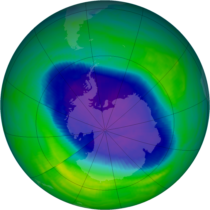 Ozone Map 1990-10-11